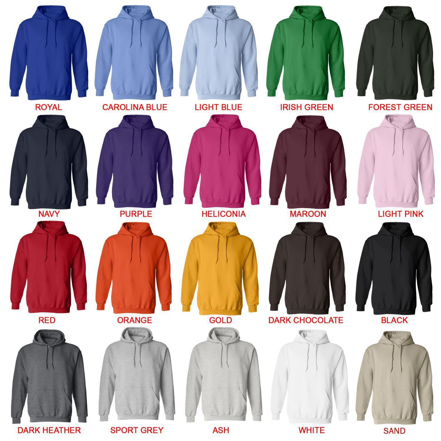 hoodie color chart - BigBang Gift Shop