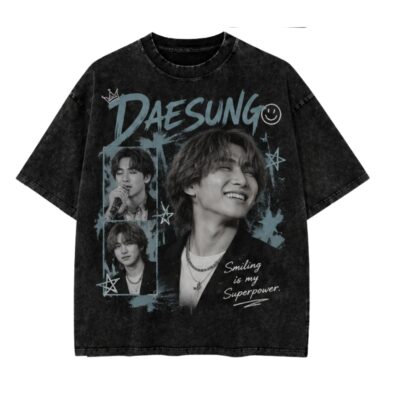 BigBang Daesung Mineral Wash T-Shirt