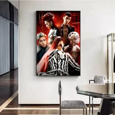 Kpop Boy Group BigBang Wall Art
