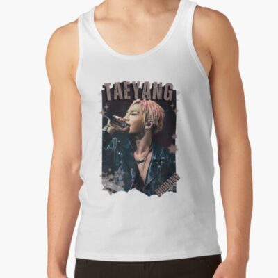 Bigbang Taeyang Retro Y2k Preppy Scrapbook Scrapbook Collage Design Tank Top