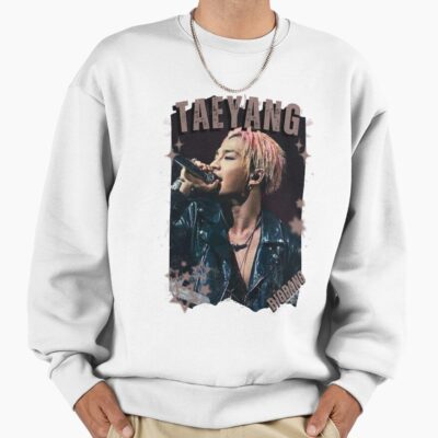Bigbang Taeyang Retro Y2k Preppy Scrapbook Scrapbook Collage Design Sweatshirt