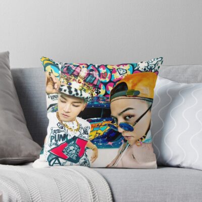 Gdragon And Taeyang Throw Pillow
